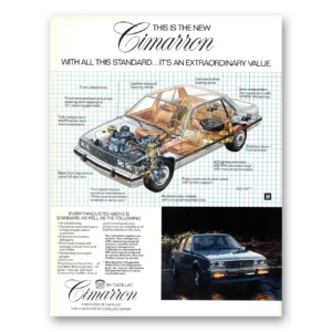 1981 Cadillac Cimarron Print Ad | Standard