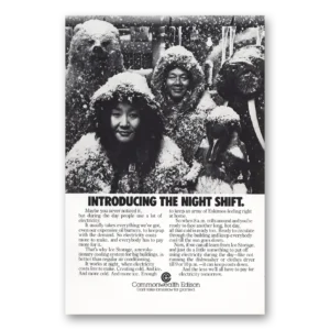 1981 Commonwealth Edison Print Ad | Night Shift