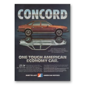 1981 AMC Concord Print Ad | One Touch