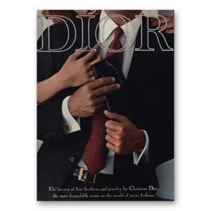 1981 Christian Dior Print Ad | Fine Leathers And Jewelry