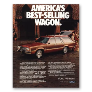 1981 Ford Fairmont Print Ad | Best Selling