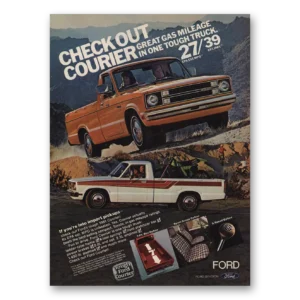 1981 Ford Courier Print Ad | Check Out