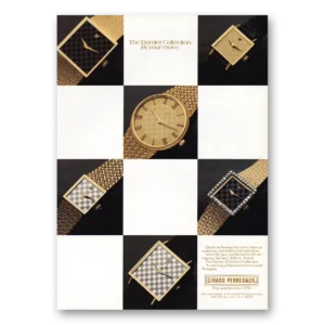 1981 Girard Perregaux Print Ad | Damier Collection