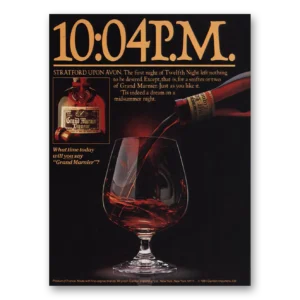 1981 Grand Marnier Print Ad | Stratford Upon Avon