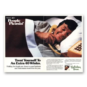 1981 Holiday Inn Print Ad | 40 Winks