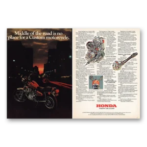 1981 Honda Motorcycle Print Ad | Middle Road