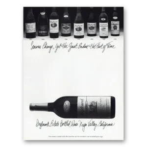 1981 Inglenook Wine Print Ad | Great Endure
