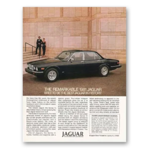 1981 Jaguar Series III Print Ad | Best Jaguar