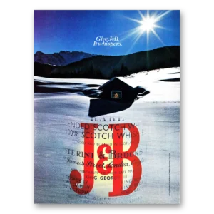 1981 J&B Scotch Whisky Print Ad | Whispers