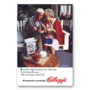 1981 Kelloggs Print Ad | Sparkin Front Swing