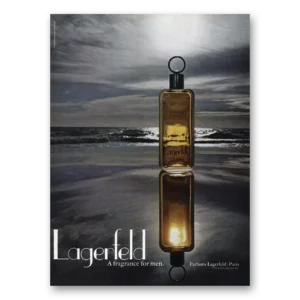1981 Parfums Lagerfeld Print Ad | Fragrance For Men