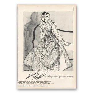 1981 Lord & Taylor Print Ad | Pastoral Pinafore Dressing
