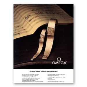 1981 Omega Watch Print Ad | Wear It