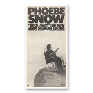 1981 Phoebe Snow Promo Print Ad | Rock Away