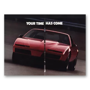 1981 Pontiac Trans Am Print Ad | Time Has Come
