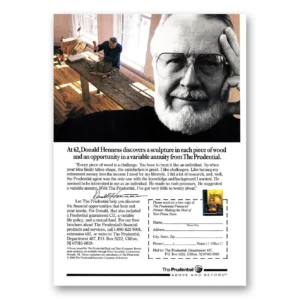1988 Prudential Insurance Print Ad | Donald Henness