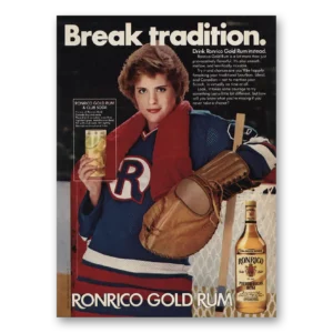 1981 Ronrico Rum Print Ad | Break Tradition