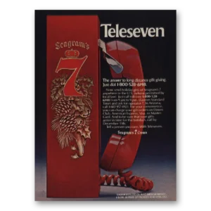 1981 Seagrams 7 Crown Whiskey Print Ad | Teleseven