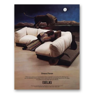 1981 Selig Furniture Print Ad | Dream Pieces