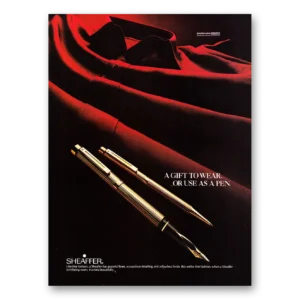 1981 Sheaffer Pen Print Ad | Gift Wear