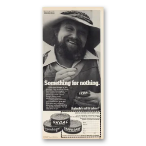 1981 Skoal Smokeless Tobacco Print Ad | Charlie Daniels