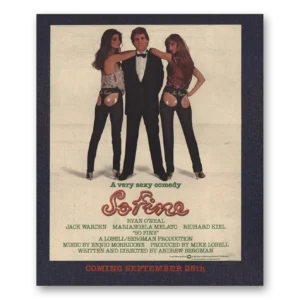 1981 So Fine Movie Promo Print Ad | Ryan Oneal