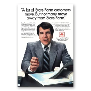 1981 State Farm Insurance Print Ad | Mike Baker
