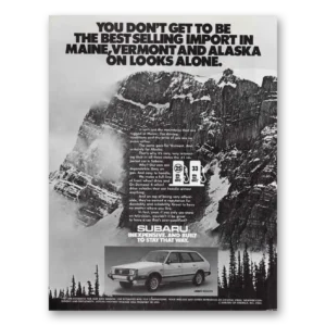 1981 Subaru Wagon Print Ad | Maine Vermont