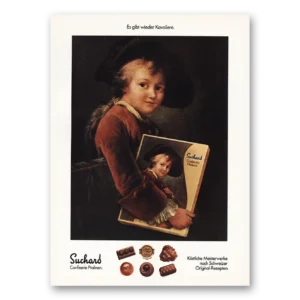 1981 Suchard Candy Print Ad | Candy German