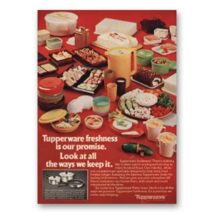 1981 Tupperware Print Ad | Freshness