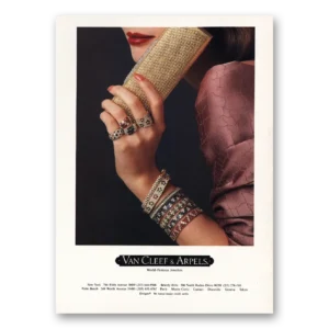 1981 Van Cleef & Arpels Print Ad | World Famous Jewelers