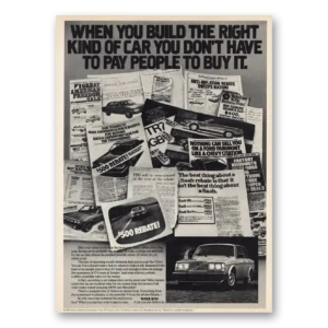 1981 Volvo Print Ad | Right Kind Car