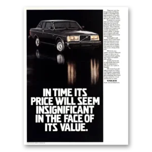 1981 Volvo Print Ad | Insignificant