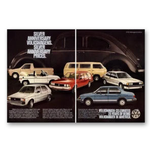 1981 Volkswagen Print Ad | Silver Anniversary