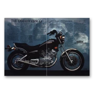 1981 Yamaha Motorcycles Print Ad | Virago Motorcycle
