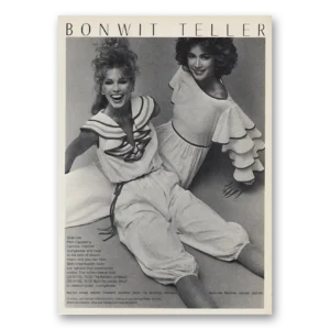 1982 Bonwit Teller Print Ad | Patti Cappalli