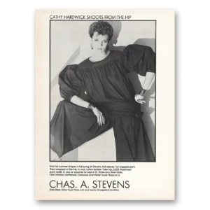1982 Chas A Stevens Print Ad | Cathy Hardwick