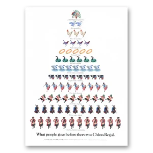 1982 Chivas Regal Print Ad | What People Gave