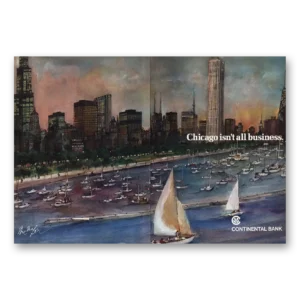 1982 Continental Bank Print Ad | Chicago