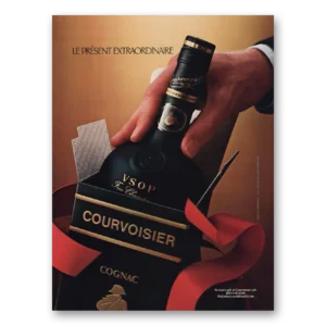 1982 Courvoisier Print Ad | Le Present