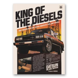 1982 Datsun King Cab Print Ad | King Diesels