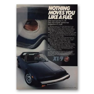 1981 Fiat Print Ad | Nothing Moves You
