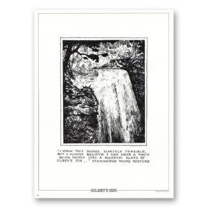 1982 Gilbeys Gin Print Ad | Young Rodford