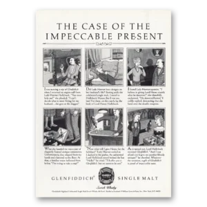 1982 Glenfiddich Print Ad | Impeccable Present