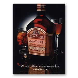 1982 Hiram Walker Print Ad | Difference Name