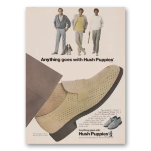 1982 Hush Puppies Print Ad | Anything Goes