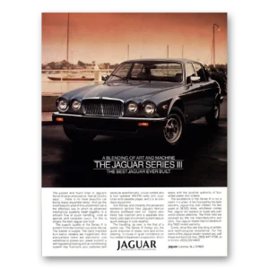 1982 Jaguar Series III Print Ad | Series Iii