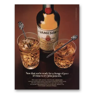 1982 John Jameson Irish Whiskey Print Ad | Jameson Whiskey