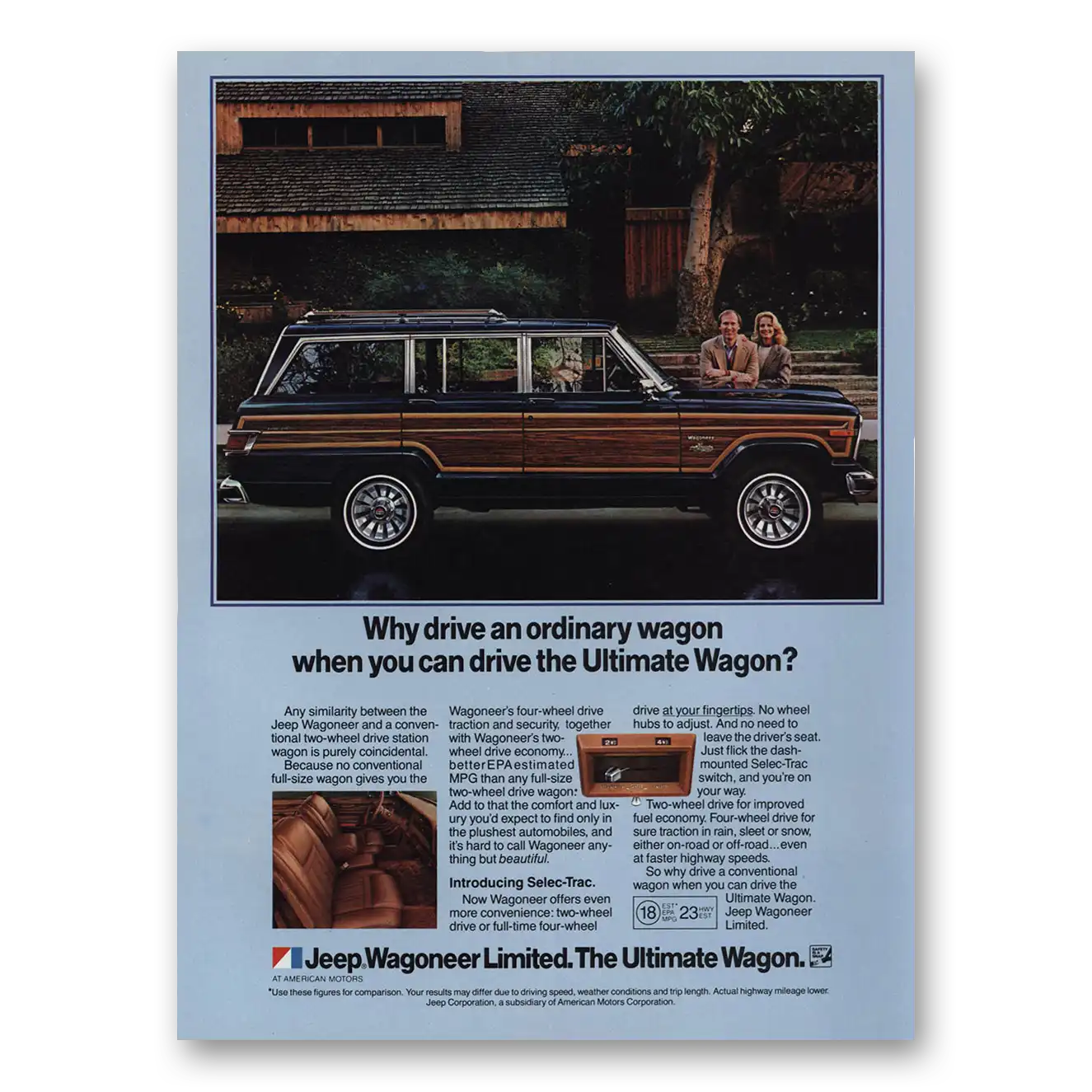 1982 Jeep Wagoneer Print Ad | Station Wagon