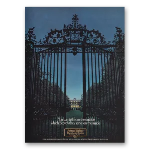 1982 Johnnie Walker Black Label Print Ad | Tell From Outside